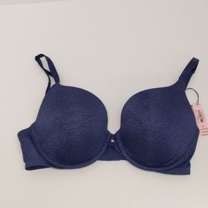 NWT Victoria secret perfect shape bra 34D Navy